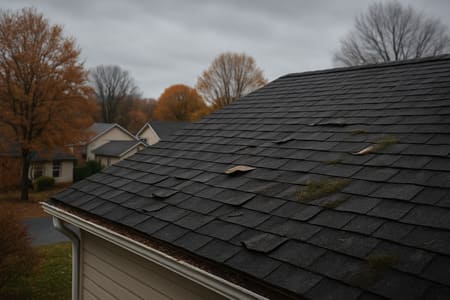 Roof algae vs moss soft wash leelanau county